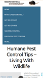Mobile Screenshot of humanepestcontroltips.com